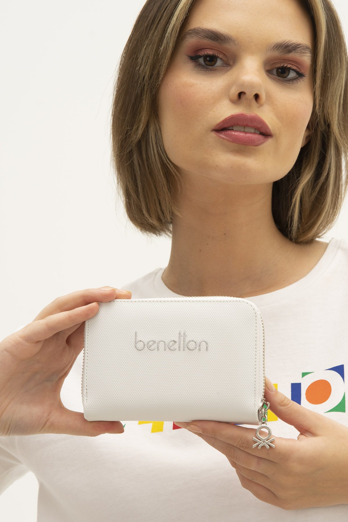 BENETTON  BEYAZ-A.GRİ BNT1303