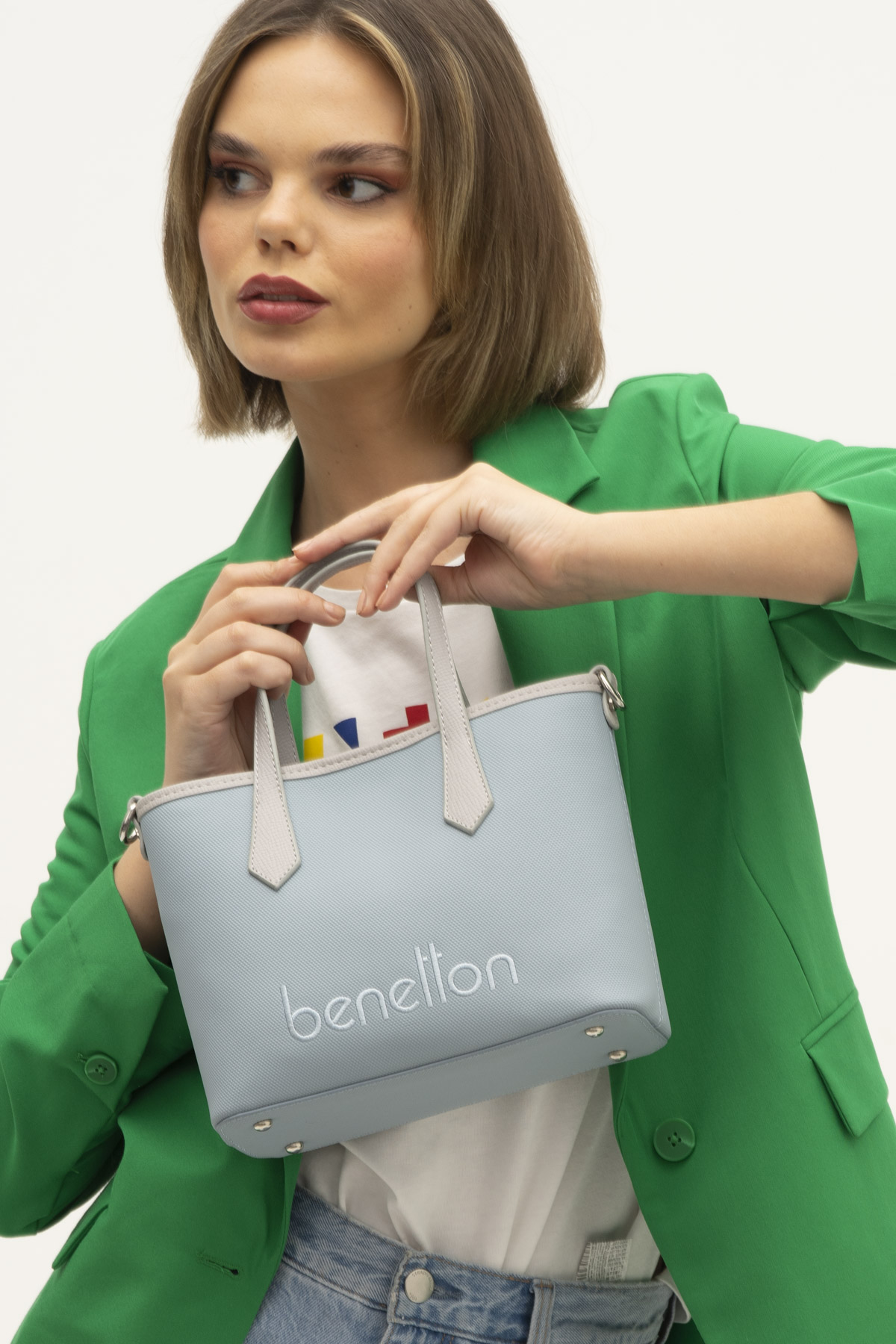 BENETTON  MAVİ-A.GRİ BNT1354