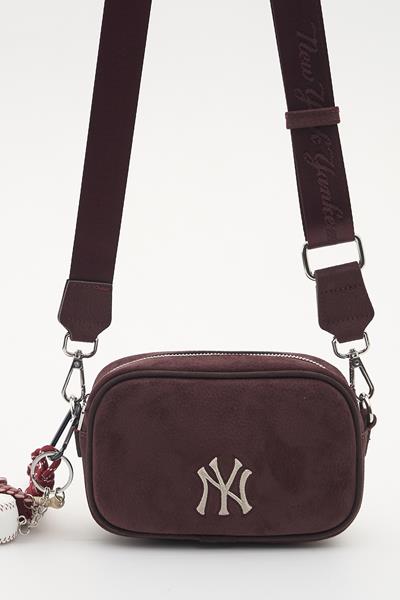 NEW YORK ÇAPRAZ ÇANTA BORDO-KAHVE MLB046