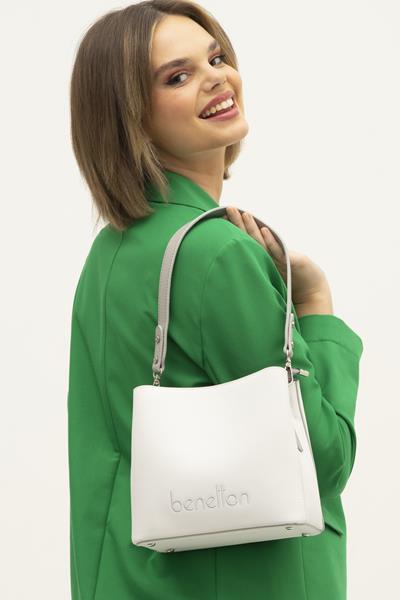 BENETTON  BEYAZ-A.GRİ BNT1367
