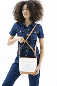 BENETTON KADIN ÇAPRAZ ÇANTA BEYAZ-A.CAMEL BNT469
