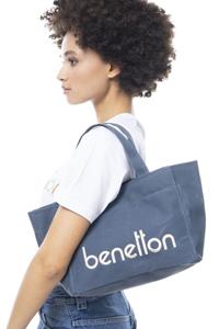 BENETTON KADIN EL ÇANTASI LACİVERT BNT1102