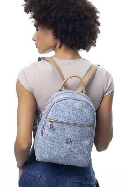 BENETTON KADIN SIRT ÇANTASI KOT-MAVI-A.CAMEL BNT946